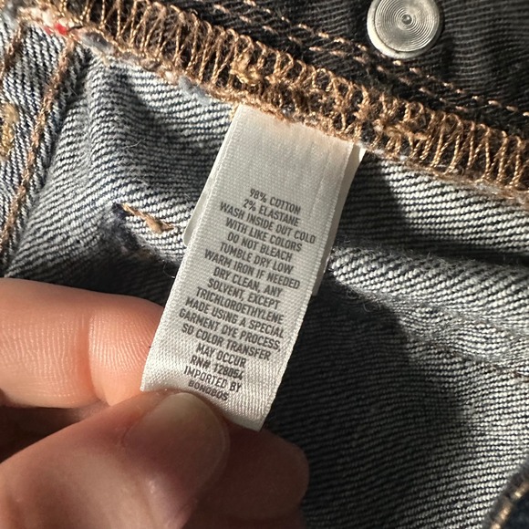 Bonobos Slevedge Slim Jeans Mens 31x30 Blue Dark Wash Made in USA Whiskered - Picture 11 of 16